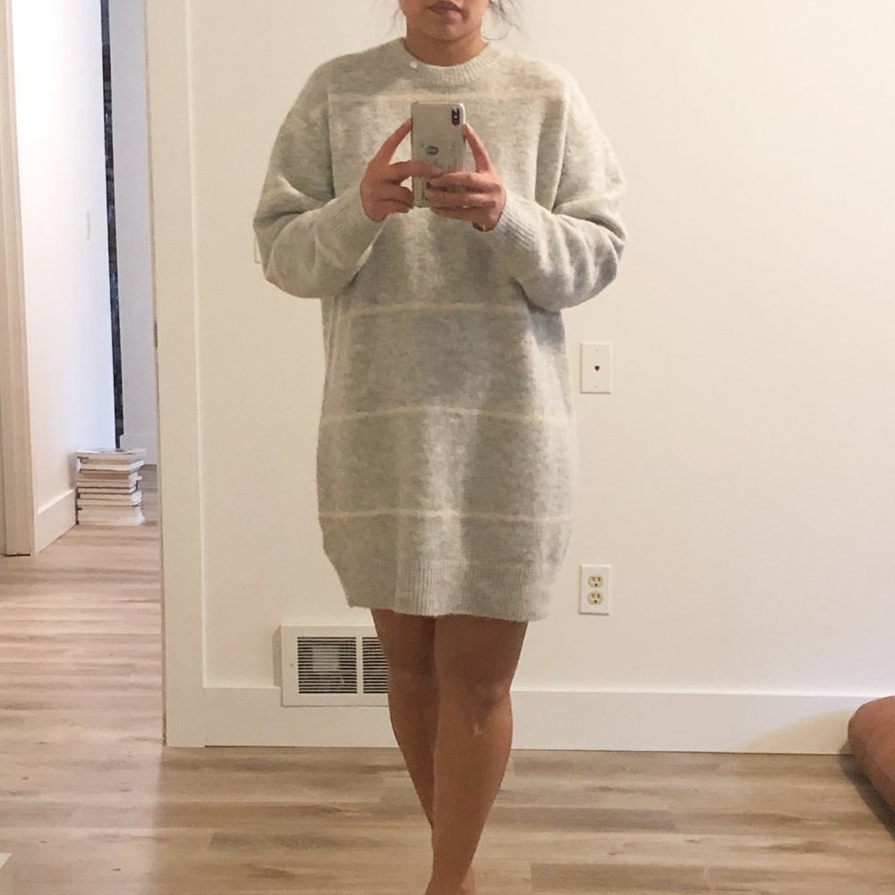 Aritzia Cipriana Alpaca Wool Blend Sweater Dress